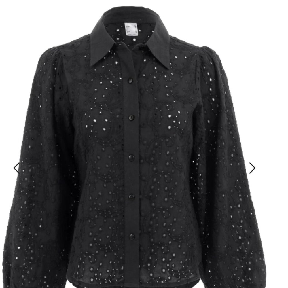 Paisley Eyelet Blouse - Venus